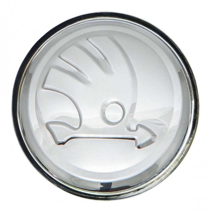 Колпачок ступицы Skoda (63/59/7) хром 