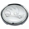 Колпачки на диски 62/56/8 со стикером Skoda хром 
